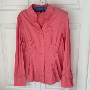 Anne Klein Coral Button-Down Shirt
